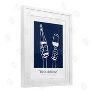 Lettered and Lined | Navy Life Is Delicious