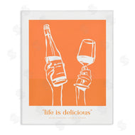 Lettered and Lined | Orange Life Is Delicious