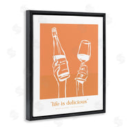 Lettered and Lined | Orange Life Is Delicious
