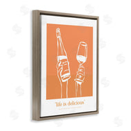 Lettered and Lined | Orange Life Is Delicious