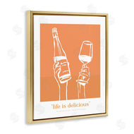 Lettered and Lined | Orange Life Is Delicious