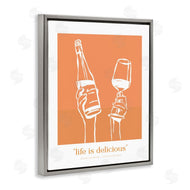 Lettered and Lined | Orange Life Is Delicious