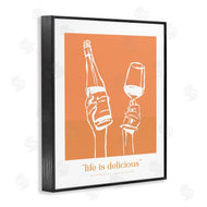 Lettered and Lined | Orange Life Is Delicious