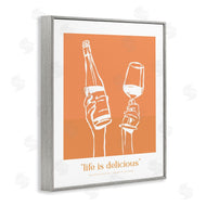 Lettered and Lined | Orange Life Is Delicious