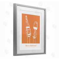Lettered and Lined | Orange Life Is Delicious