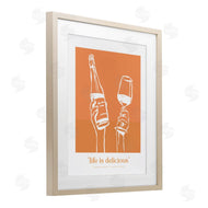 Lettered and Lined | Orange Life Is Delicious