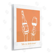 Lettered and Lined | Orange Life Is Delicious