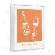 Lettered and Lined | Orange Life Is Delicious