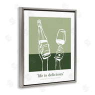 Lettered and Lined | Green Life Is Delicious