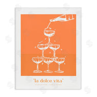 Lettered and Lined | La Dolce Vita Champagne