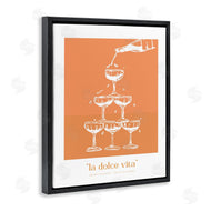 Lettered and Lined | La Dolce Vita Champagne