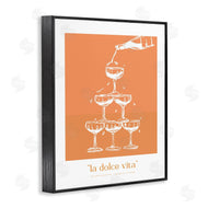 Lettered and Lined | La Dolce Vita Champagne