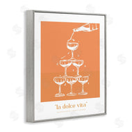 Lettered and Lined | La Dolce Vita Champagne