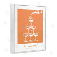Lettered and Lined | La Dolce Vita Champagne