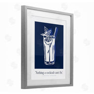 Lettered and Lined | Nothing Cocktail Can't Fix Navy