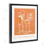 Lettered and Lined | Orange Drink Toast Phrase