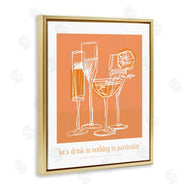 Lettered and Lined | Orange Drink Toast Phrase