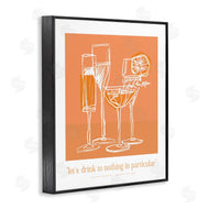 Lettered and Lined | Orange Drink Toast Phrase