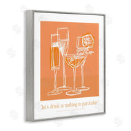 Lettered and Lined | Orange Drink Toast Phrase