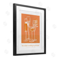 Lettered and Lined | Orange Drink Toast Phrase