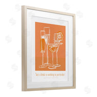 Lettered and Lined | Orange Drink Toast Phrase