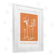 Lettered and Lined | Orange Drink Toast Phrase