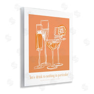Lettered and Lined | Orange Drink Toast Phrase