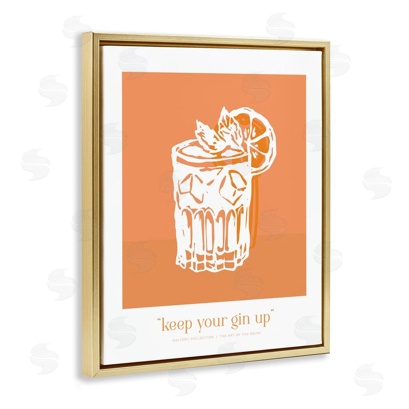 Lettered and Lined | Keep Your Gin Up