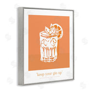 Lettered and Lined | Keep Your Gin Up