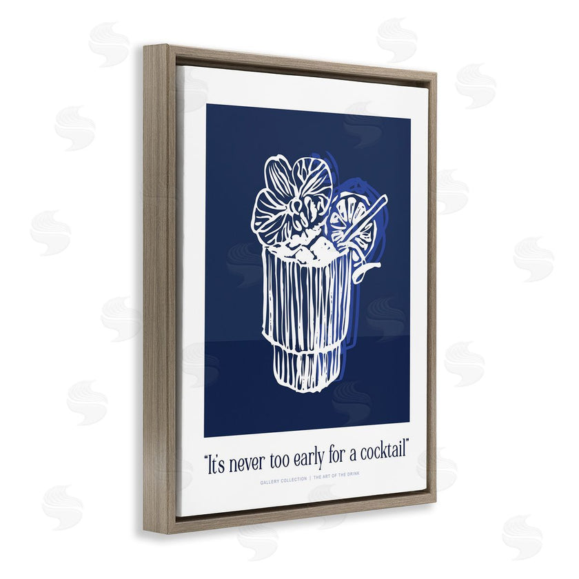 Lettered and Lined | Never Too Early Drink