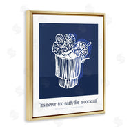 Lettered and Lined | Never Too Early Drink