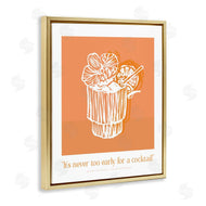 Lettered and Lined | Never Too Early For Cocktail