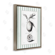 Lettered and Lined | Vintage Citrus Green Stripes