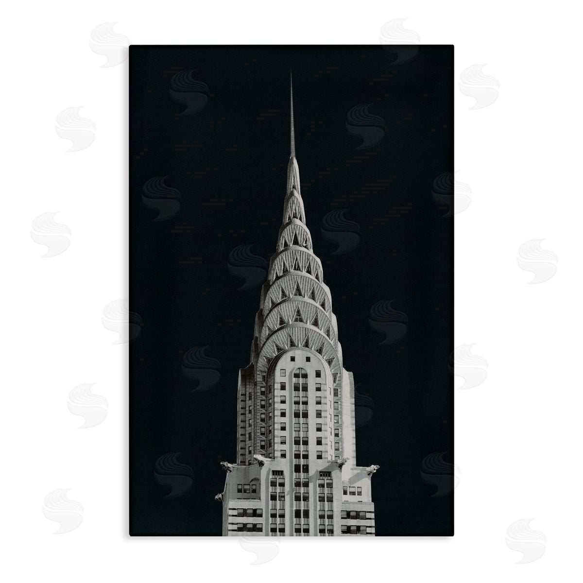 Wild Apple Portfolio Chrysler Building Architecture Canvas Wall Art Print