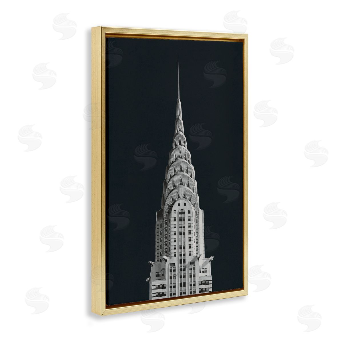 Wild Apple Portfolio Chrysler Building Architecture Canvas Wall Art Print