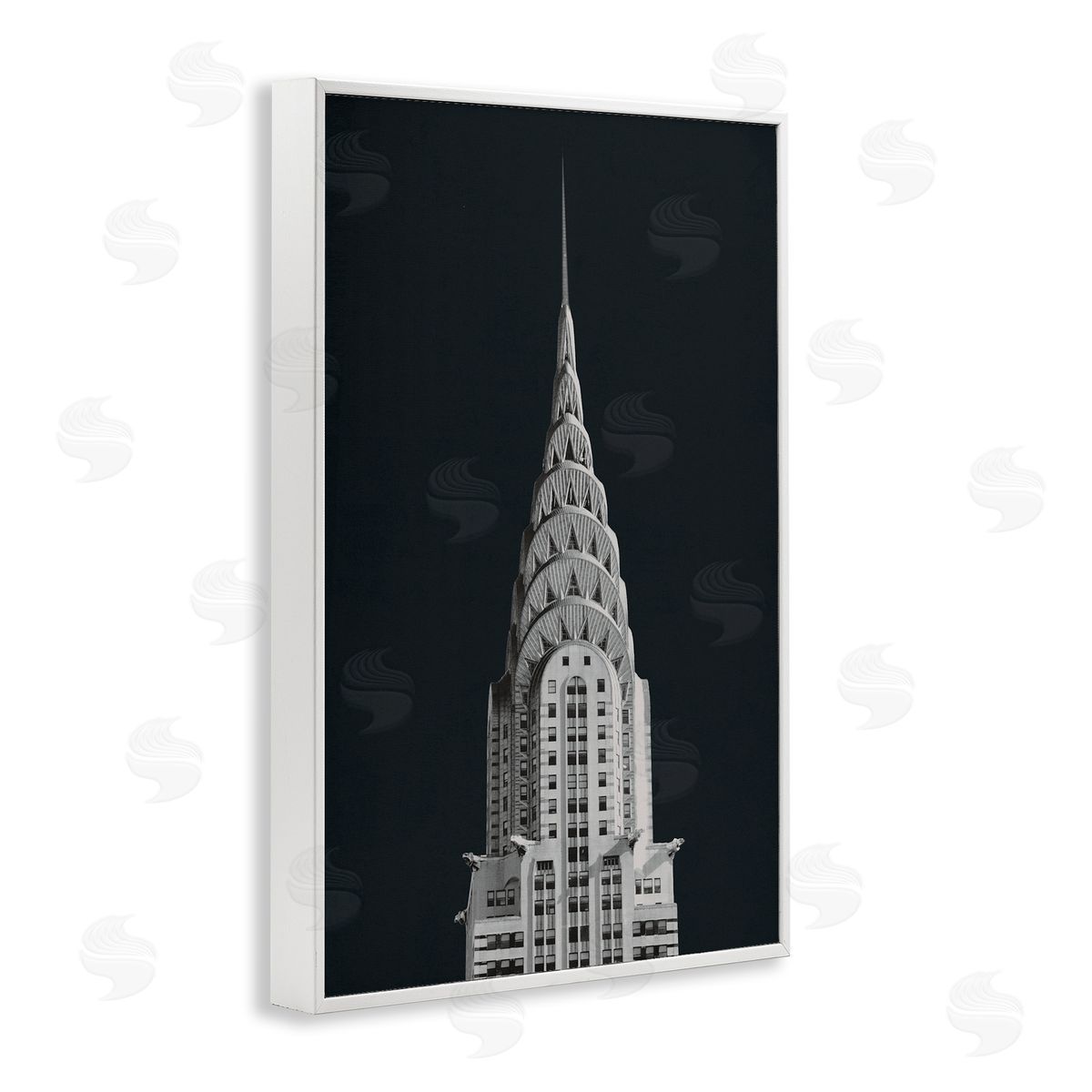 Wild Apple Portfolio Chrysler Building Architecture Canvas Wall Art Print