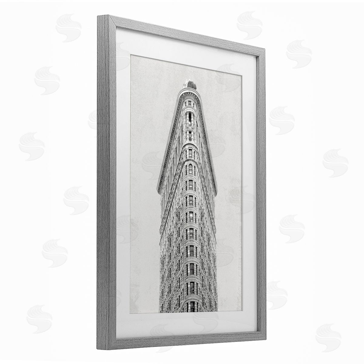 Wild Apple Portfolio Flatiron Building Architecture Canvas Wall Art Print