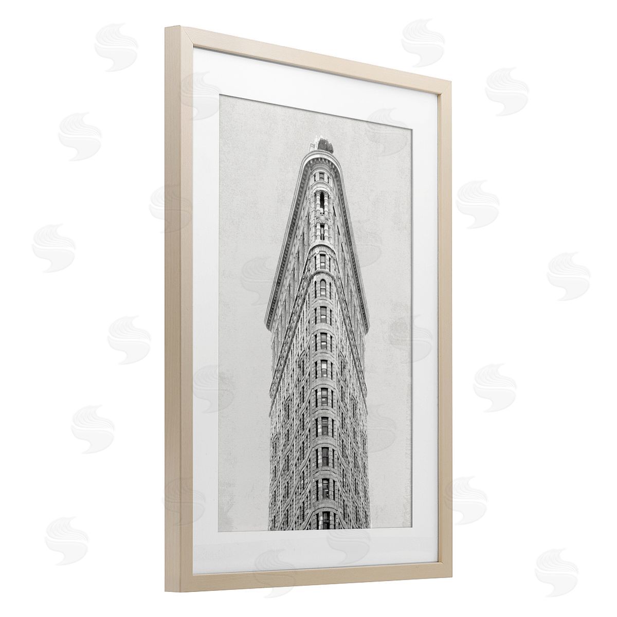 Wild Apple Portfolio Flatiron Building Architecture Canvas Wall Art Print