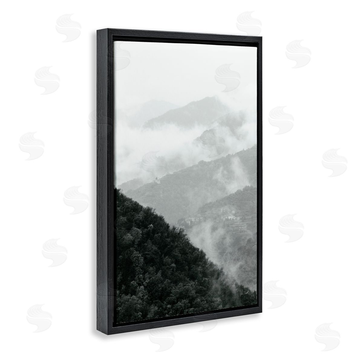 Deborah Revell Morning Mist Forest Canvas Wall Art Print