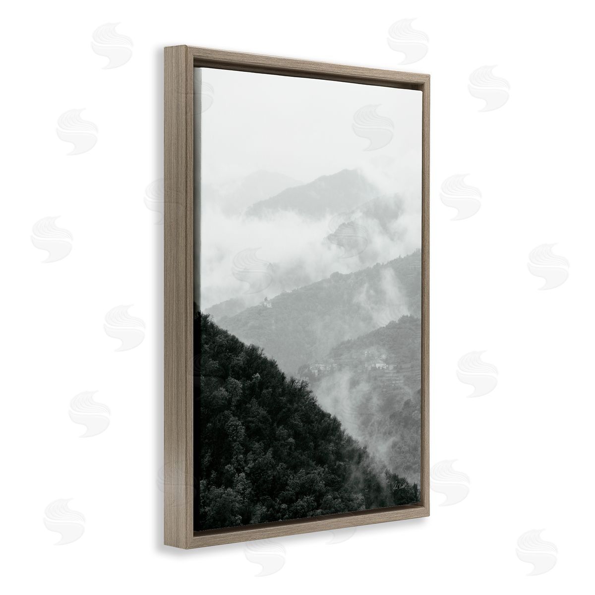 Deborah Revell Morning Mist Forest Canvas Wall Art Print