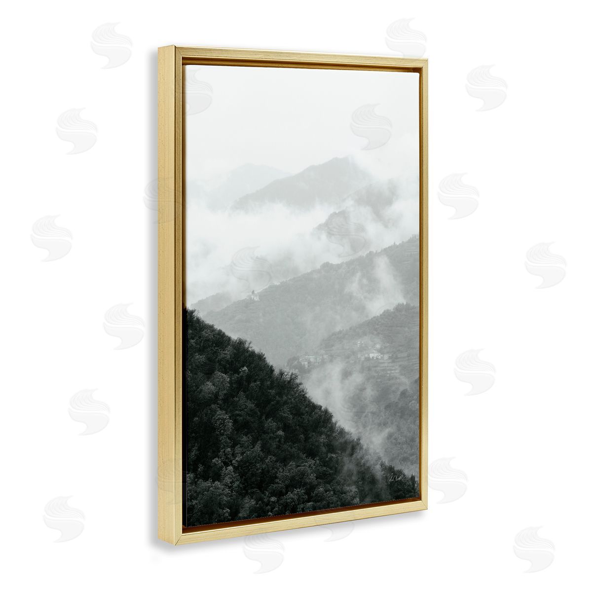 Deborah Revell Morning Mist Forest Canvas Wall Art Print