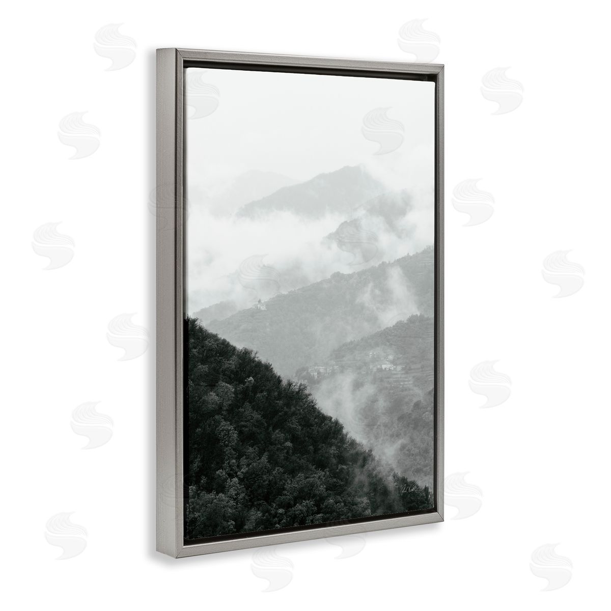 Deborah Revell Morning Mist Forest Canvas Wall Art Print