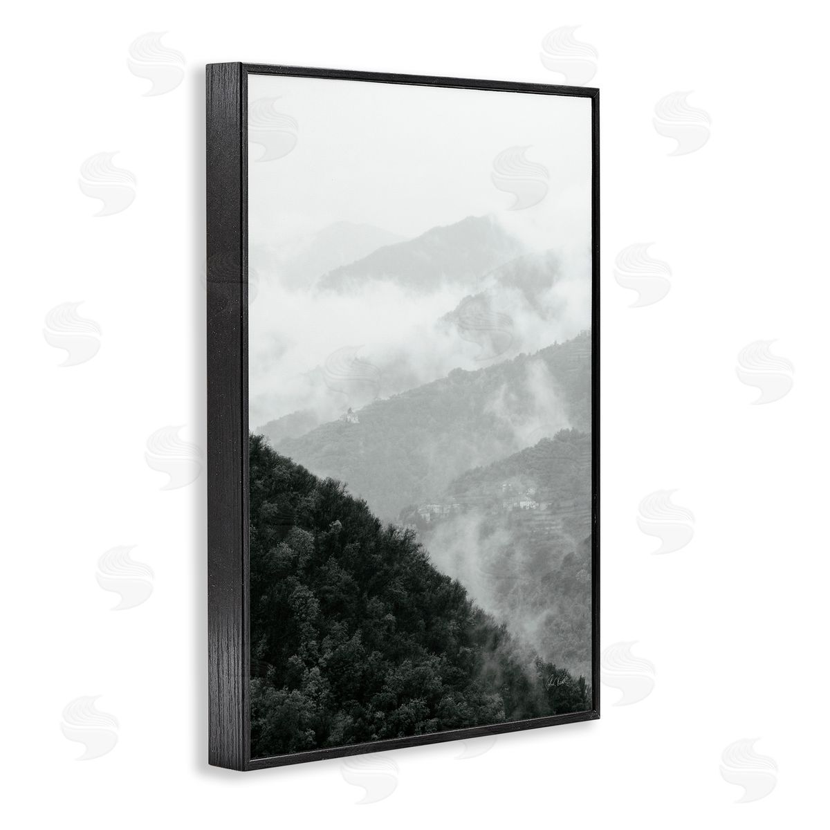 Deborah Revell Morning Mist Forest Canvas Wall Art Print