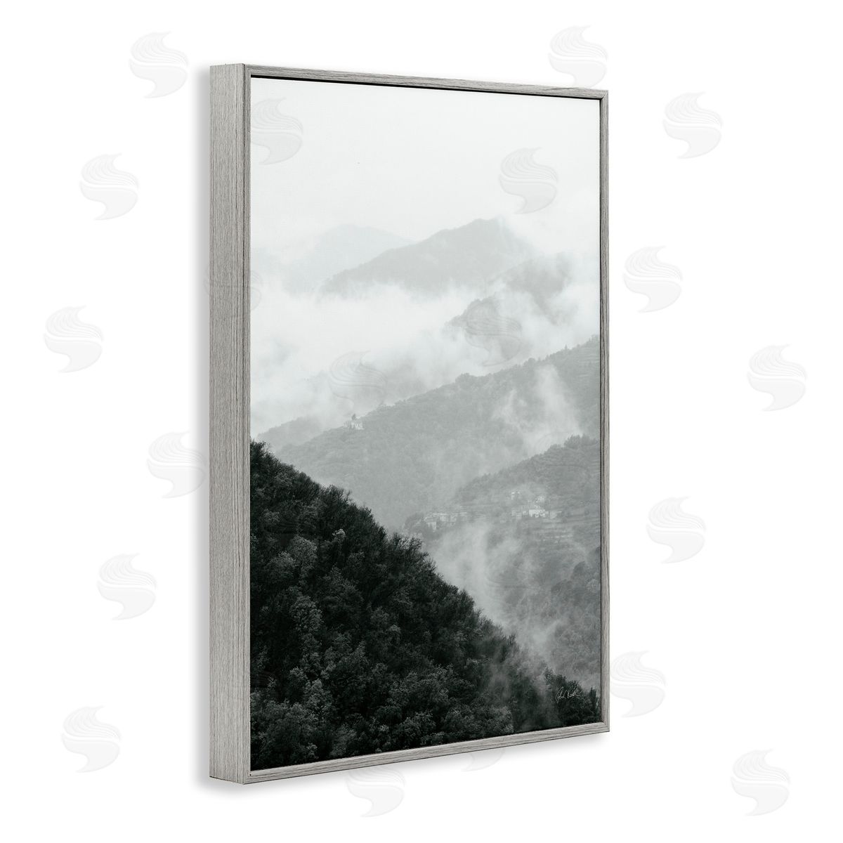 Deborah Revell Morning Mist Forest Canvas Wall Art Print