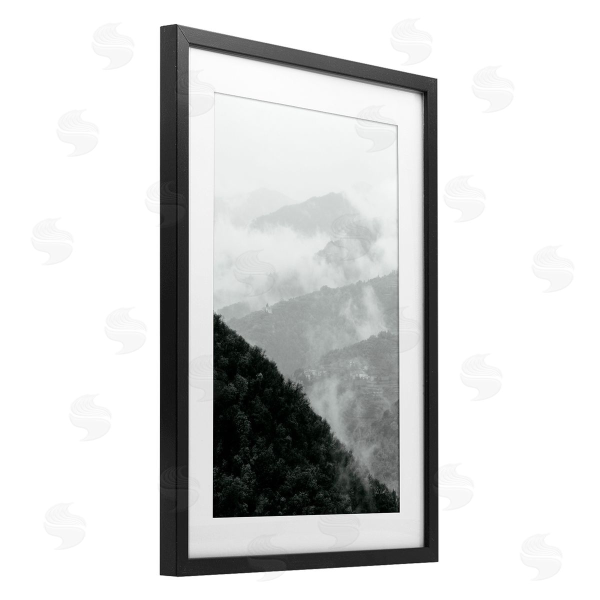 Deborah Revell Morning Mist Forest Canvas Wall Art Print