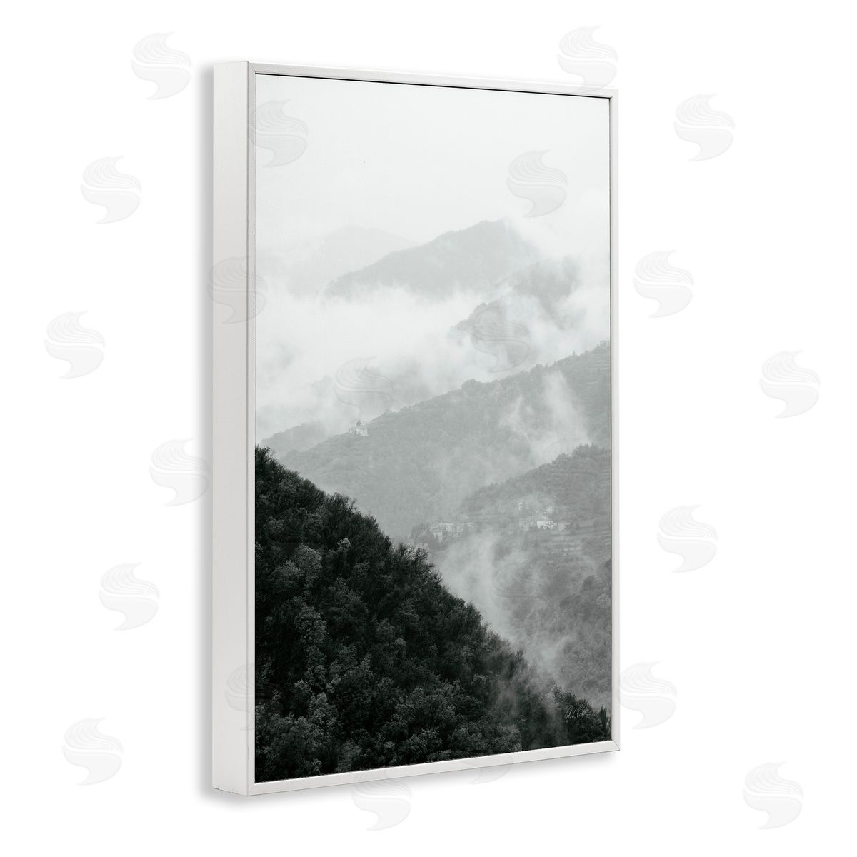 Deborah Revell Morning Mist Forest Canvas Wall Art Print