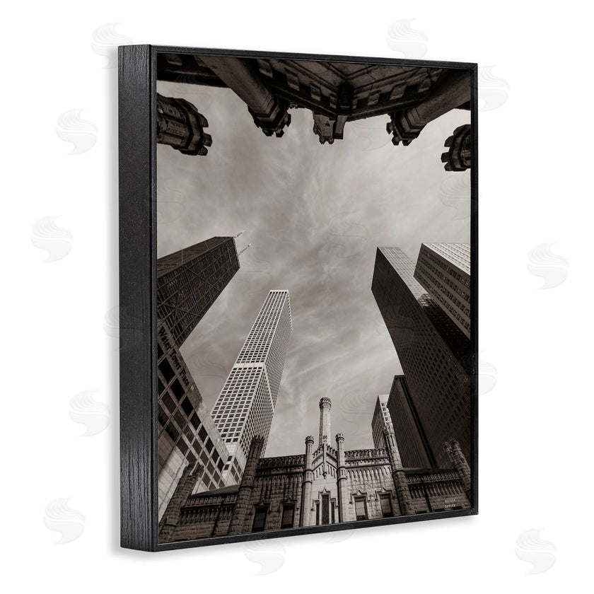 Nathan Larson | Chicago Skyline Worm's Eye View