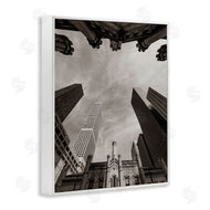 Nathan Larson | Chicago Skyline Worm's Eye View