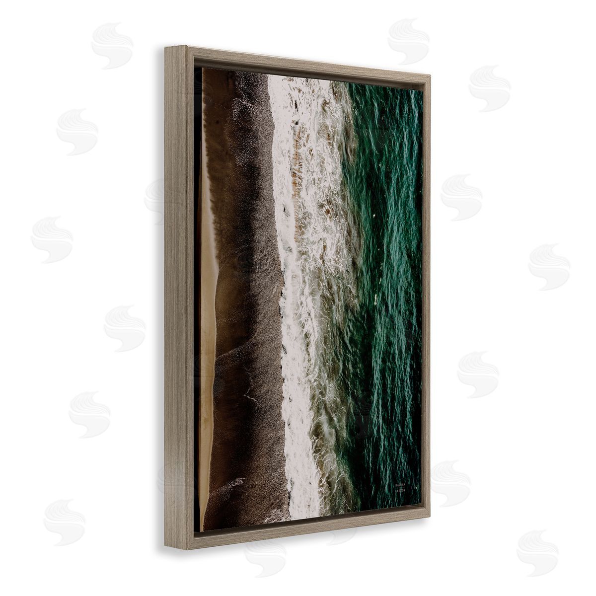 Nathan Larson Move Gently Vertical Coast Canvas Wall Art Print