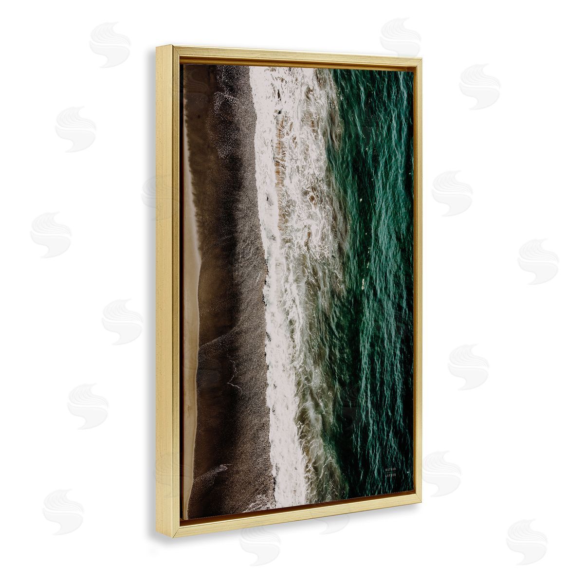 Nathan Larson Move Gently Vertical Coast Canvas Wall Art Print